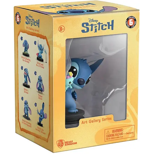 Коллекционная фигурка Yume Hero Box Stitch Стич, бросающий Скрамп (15846) - фото 5