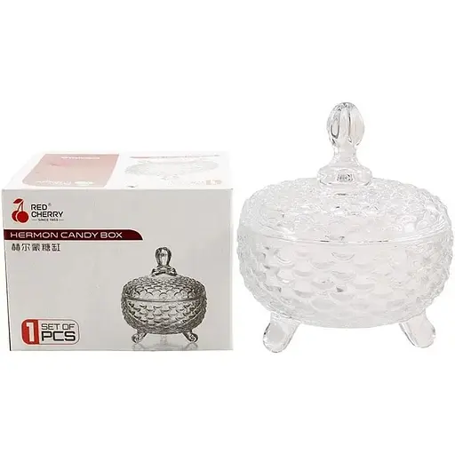 Цукерниця Ristal скляна 1 л TG601