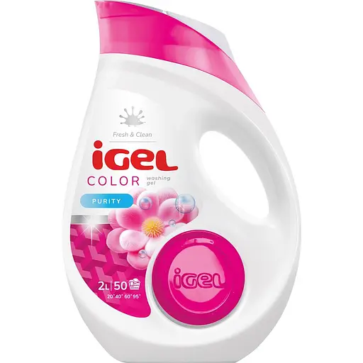 Гель для прання iGel Color з ароматом свіжості 2 л