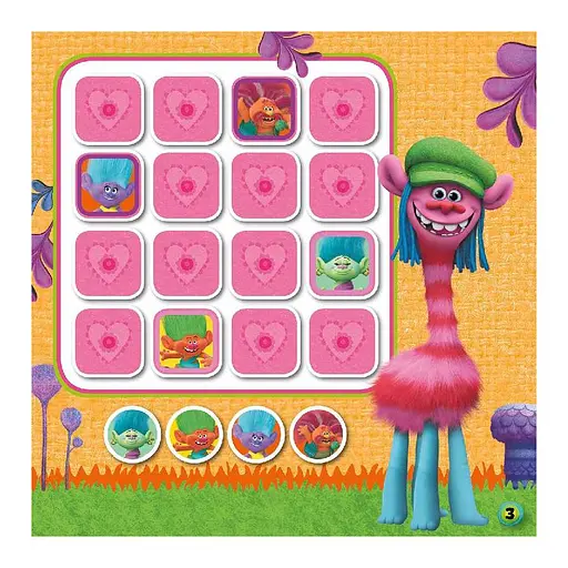 Судоку для детей "Тролли Интересные головоломки" 1191006 с наклейками - фото 4