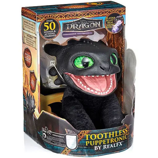 Інтерактивна м'яка іграшка Real Fx Puppetronic Беззубик (HTTYD-1001-01)  by 
