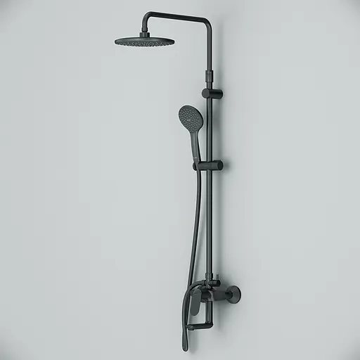 Душова система Am.Pm Sunny black F0785C922, Чорний матовий - фото 3