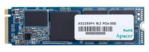 Накопичувач SSD 512GB Apacer AS2280P4 M.2 2280 PCIe 3.0 x4 3D TLC (AP512GAS2280P4-1)