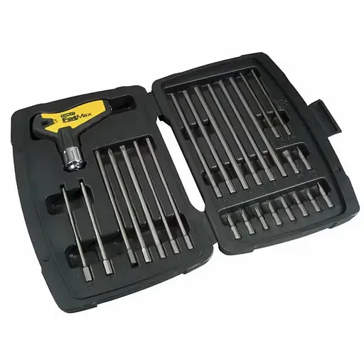 Отвертка Stanley FatMax с Т-ручкой с защелочным механизмом и набором бит 27 предметов (0-79-153) - фото 2