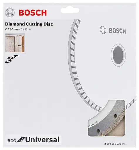 Диск алмазный Bosch Eco Universal Turbo 230х22.23 мм (2.608.615.039) - фото 2