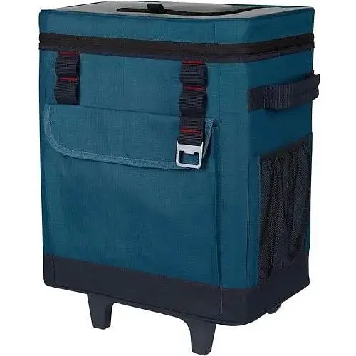 Терморюкзак 2E Picnic Dark Blue полиэстер 50 л на колесах 38x49.5x27 см (2E-TWBP50L-DB)