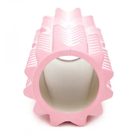 Массажный ролик Cornix EVA 45 x 14 см (валик, роллер) XR-0336 Light Pink - фото 5