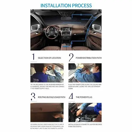 Автомобильный видеорегистратор DVR T-712TP (2 камеры) Full HD - фото 5