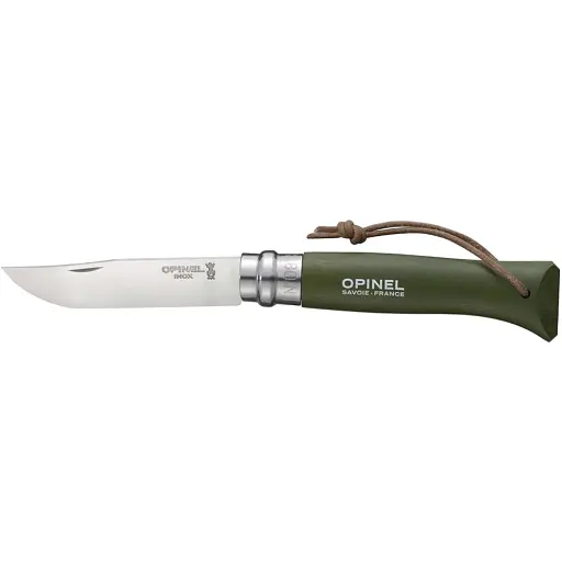 Нож Opinel Trekking №8 VRI Inox. Цвет – зеленый