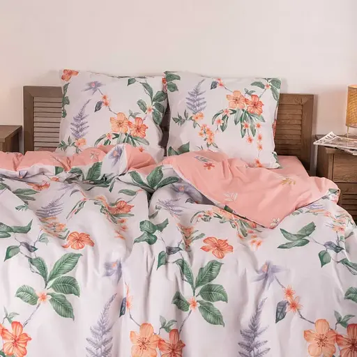 Комплект постільної білизни Viluta двоспальний ранфорс 23227 100% бавовна - фото 2