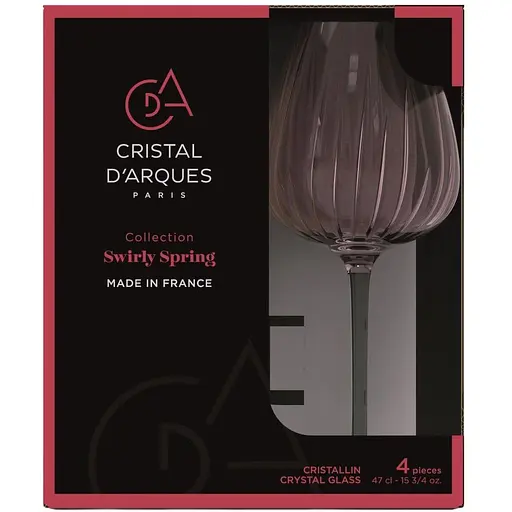 Келих CD'A Swirly Spring 4 шт. х 470 мл (V9136) - фото 4