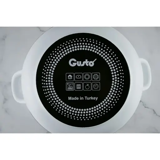 Набор кастрюль Gusto GT-T-3-FG Цветочный сад 2.1 л, 3.1 л, 4 л (90321) - фото 4