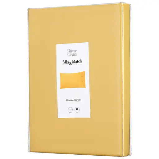 Наволочка Ardesto Mix&Match, 50х70см, 100% хлопок, сатин, желтый (ART5070PCS) - фото 6