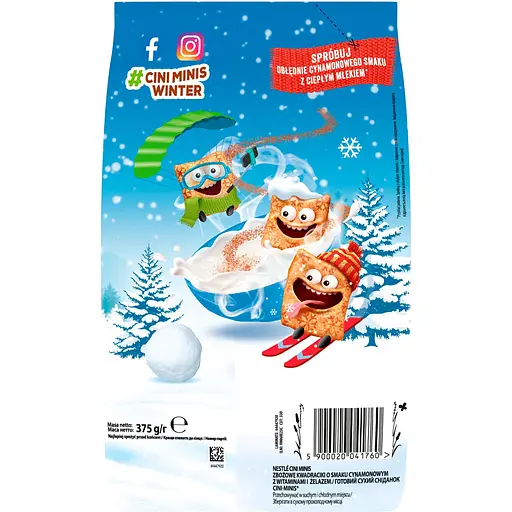 Готовый сухой завтрак Nestle Cini Minis с корицей 375 г - фото 2