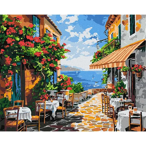 Картина за номерами "Тихий куточок" Ideyka KHO3654 40х50 см