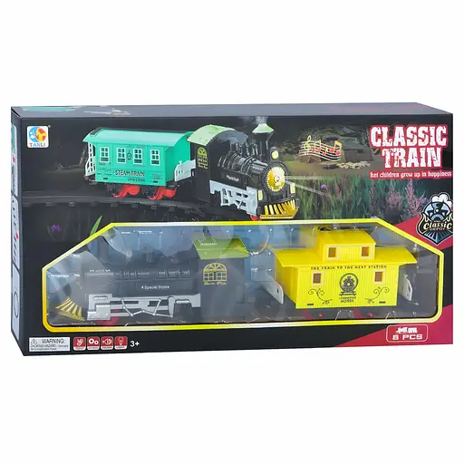 Детская железная дорога Classic Train со звуком и светом (TL50-51-52) - фото 3