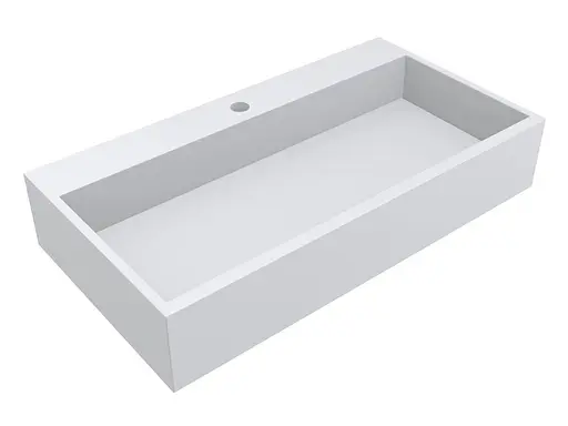 Умивальник Miraggio Mares 800 mirasoft 0001101, Білий матовий - фото 2