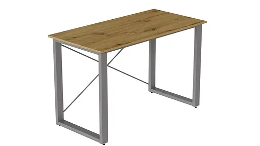 Письмовий стіл Ferrum-decor Драйв 750x1200x600 Сірий метал ДСП Дуб Артізан 32 мм (FRD-103329) - фото 2