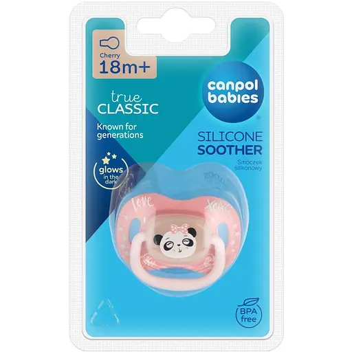 Пустушка Canpol babies Exotic Animals силіконова кругла 18+ міс. панда (34/935_panda) - фото 3