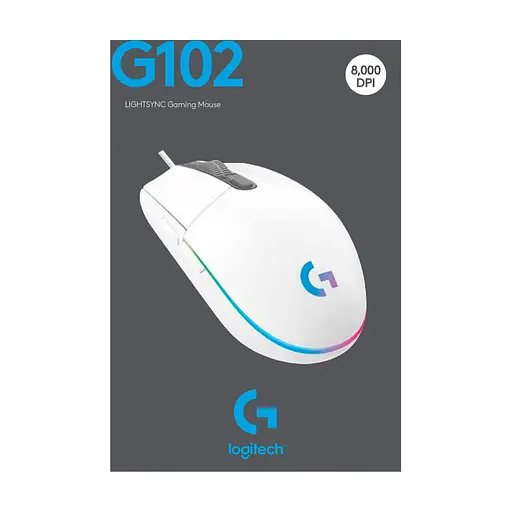 Мышь Logitech G102 Lightsync (910-005823) White - фото 10