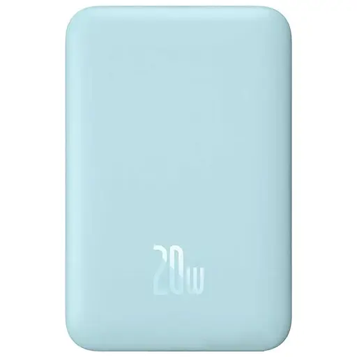 Портативний ЗП Power Bank Baseus Magnetic Mini OS 20W c БЗП 10000 mAh (PPCX110105) Blue