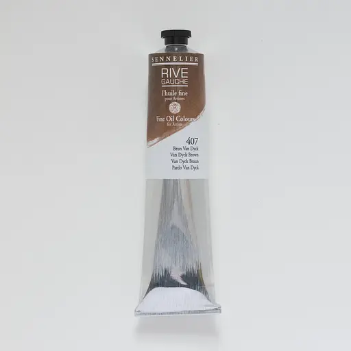 Масляная краска Rive gauche 200 мл, Коричневый Ван Дейка (Van Dyck Brown)