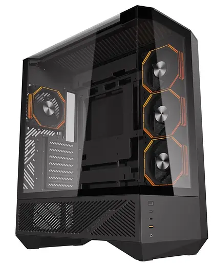 Корпус Darkflash DY460 без БЖ Black (DY460 BLACK) - фото 1