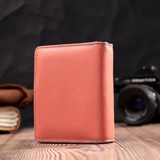 Кожаный женский кошелек ST Leather 9.5х11.5х2.5 см acs0028350 - фото 8