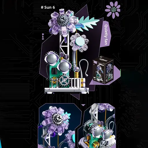 Конструктор Квіти, W9200, (В асортименті) - фото 7