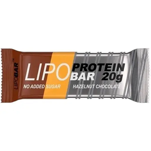 Батончик LipoBar Protein Bar, 50 грам - Шоколад-фундук