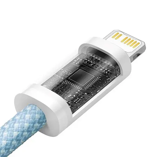 Дата кабель Baseus Dynamic Series Type-C to Lightning 20W (1m) (CALD000002) Blue - фото 3