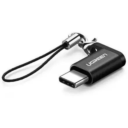Адаптер UGREEN US157 USB-C 3.1 Micro USB Adapter Черный - фото 1