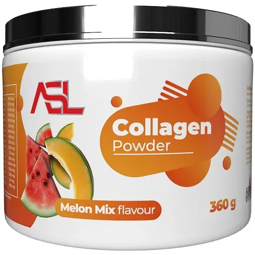 Препарат для суставов и связок AllSports Labs Collagen Powder, 360 грамм - Дыня