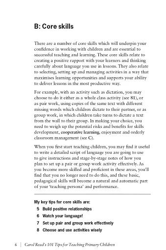 Carol Read’s 101 Tips for Teaching Primary Children - фото 7
