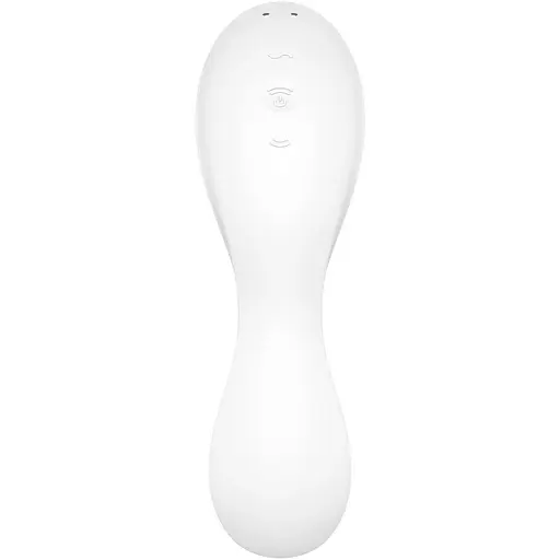 Вакуумный смарт-стимулятор с вибрацией Satisfyer Curvy Trinity 5+ Белый - фото 5