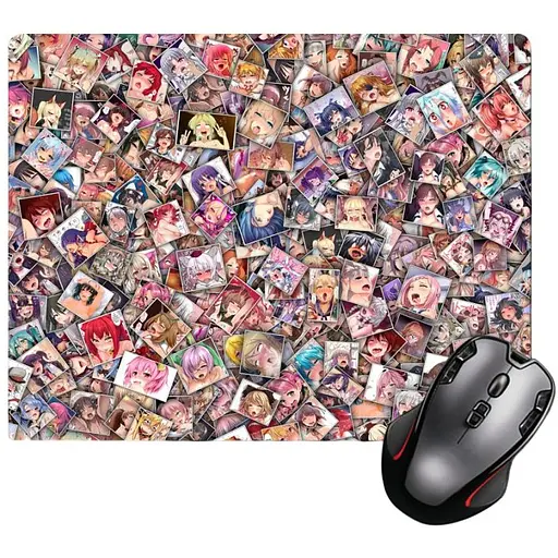 Ігрова поверхня Nextprint колаж Ахегао - Ahegao 220 х 180 мм (14979)