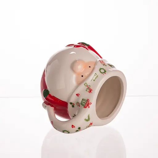 Новогодняя фарфоровая чашка Merry Cristmas Yiwu CR-1-13 - фото 6