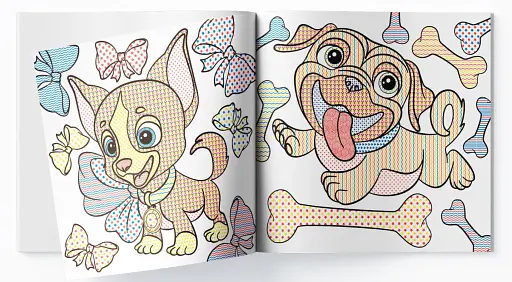 Водяні розмальовки. Песики - фото 3