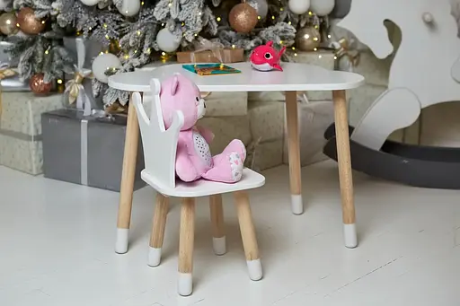 Дитячий столик Хмара та стільчик Корона біла - фото 8