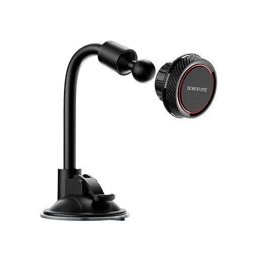 Автотримач для телефона BOROFONE BH18 Journey series in-car phone holder, carbon fiber pattern durable - фото 1