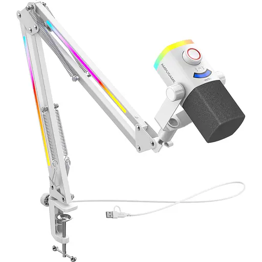 Мікрофон динамічний Fifine AM8PROTW USB/XLR White (AM8PROTW)