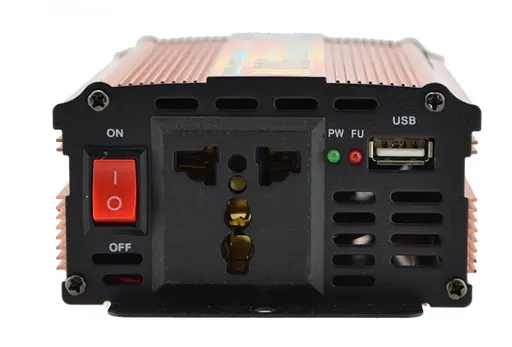 Преобразователь постоянного тока 1500W UKC SSK-1500W AC/DC 12V инвертор для автомобиля 12В-220В - фото 4