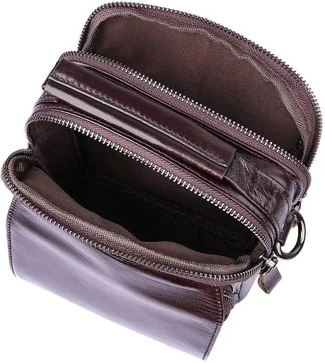 Чоловіча шкіряна сумка Vintage 16х22х6 см sum0012599 - фото 6