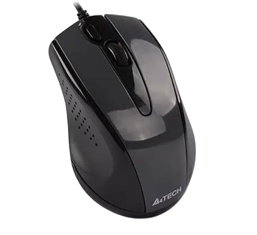 Миша A4Tech N-500F-1 V-Track Glossy Grey