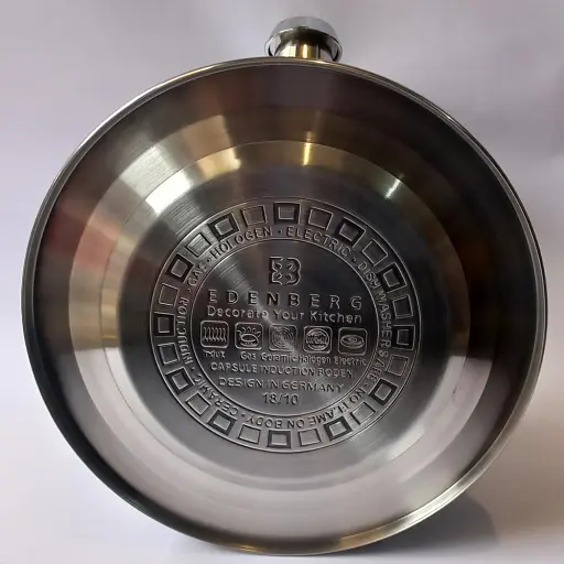 Чайник со свистком 3 л Edenberg металлический корпус EB-1911 серый - фото 2