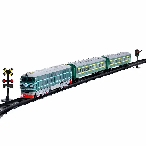 Детская железная дорога Multiple Units со звуком и светом зеленый (22915) - фото 2