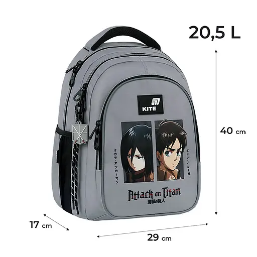Рюкзак Kite Education teens Attack on Titan (AT26-8001M) - фото 19