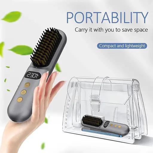 Щетка для выпрямления волос для женщин - фото 9