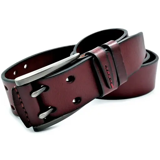 Ремінь шкіряний Le-Mon чоловічий 110-125х4 см acs0022320 - фото 1