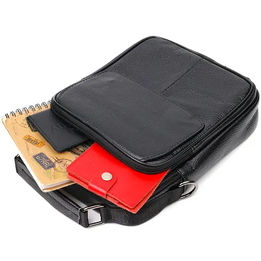 Чоловічий шкіряний месенджер Vintage 19х25х6,5 см sum0024952 - фото 6